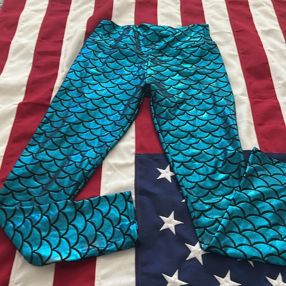 Party shimmering mermaid legging/joggings - Picture 4 of 17